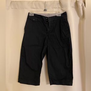 Black Bermuda shorts